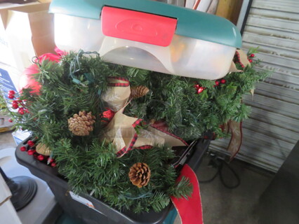 One Lot of Christmas Decor.