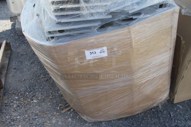 BRAND NEW! ALL ONE MONEY! Lot of Gray Poly Shelf Pieces. Includes 20x11 - Image 3 of 6