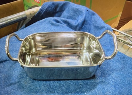 NEW American Metalcraft Stainless Steel Mini Roast Pan. #MRP53. 3XBID