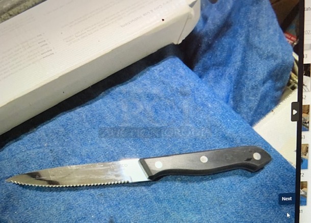 NEW Winco Steak Knife. 6XBID - Image 1 of 1