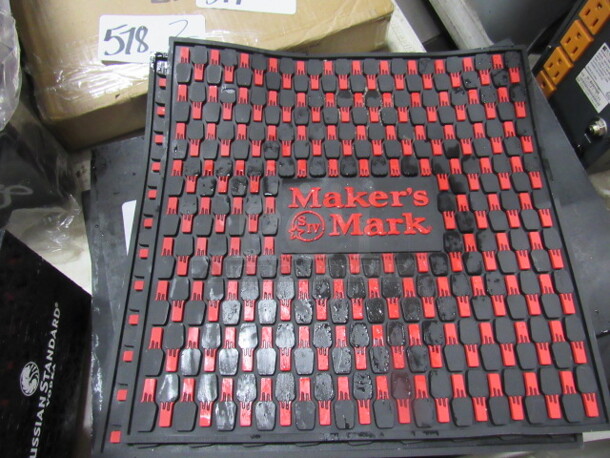 14X14 Makers Mark Bar Mat. 2XBID