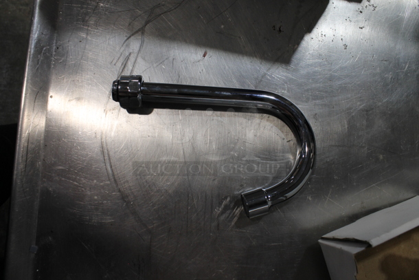 4 BRAND NEW IN BOX! 600FW44GLL Stainless Steel Faucet w/ Handles. 4 Times Your Bid! - Image 2 of 4
