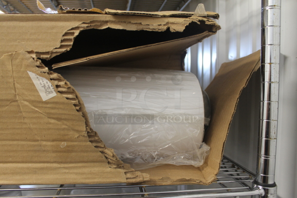 ALL ONE MONEY! Lot of Plastic And Stainless Steel Drop In Bins In Variety of Sizes, Yellow Circular Lids, Plastic Rectangular Lids, Rice Cooker, Baking Sheets, Small Strainers, AND MORE!  - Image 7 of 12