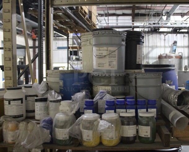 ALL ONE MONEY! PALLET LOT OF Various Items Including Synthetic Hydrated Amorphous Silica, .D Base Sicopal Orange, D Base Sicotan Yellow. BUYER MUST REMOVE.  - Image 1 of 10