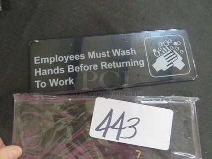 NEW Employee Signs. 4XBID
