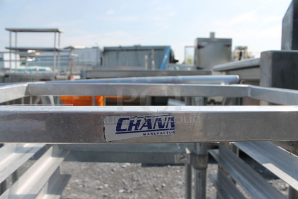 Metal Commercial Pan Transport Rack on Commercial Casters. - Image 4 of 4