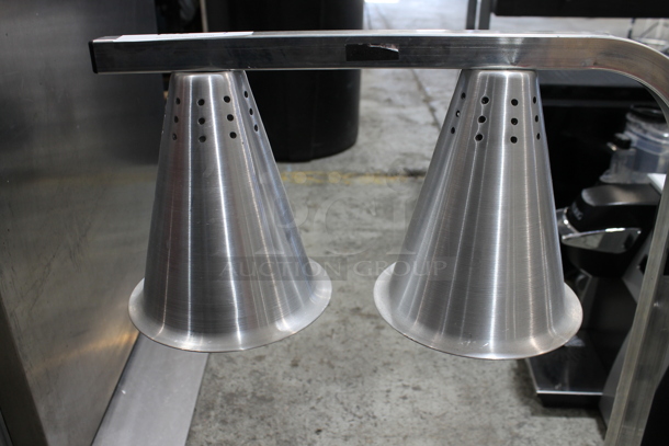 Carlisle HL7237 Metal Commercial Countertop 2 Head Food Warming Lamp. 120 Volts, 1 Phase. Tested and Working! - Image 3 of 4