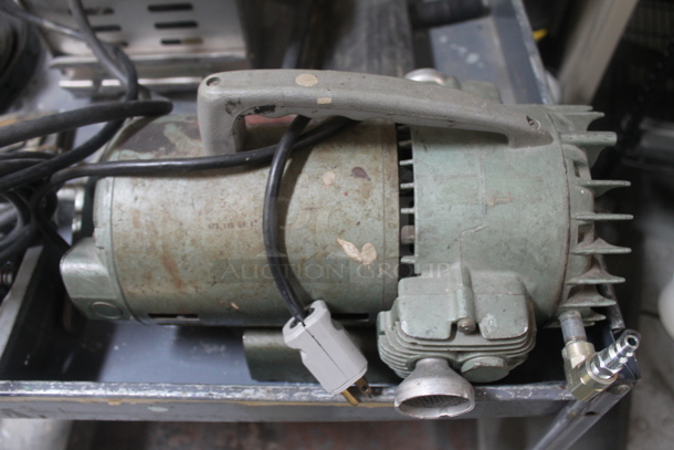 Gray Metal 2 Tier Cart on Commercial Casters. - Image 4 of 6