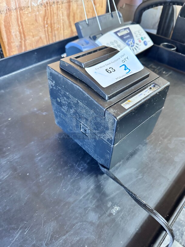 Working! Citizen, IDP3551 Series, CT-Black , Thermal Receipt Printer, Black - USB/Serial 115 Volt  - Image 2 of 5