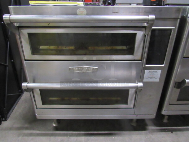 One Stainless Steel Turbo Chef Double Batch Ventless Hi Speed Countertop Oven. Model# HHD. 208-240 Volt. 1 Phase. 28X28X30. $16,031.00 - Image 2 of 2