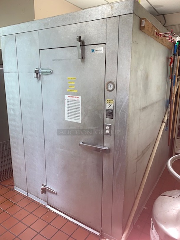 One WORKING Thermokool Walkin Cooler. NO Floor. 70X117X90