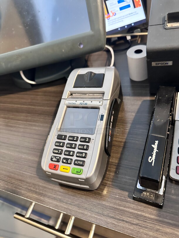 Working! First Data FD130 Credit Card Terminal NSF  - Image 3 of 6
