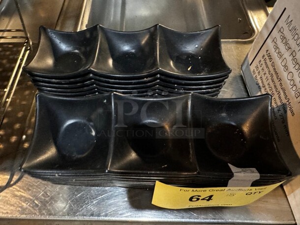 Sauce Dish 3-Compartment BIDX18 - Image 3 of 3