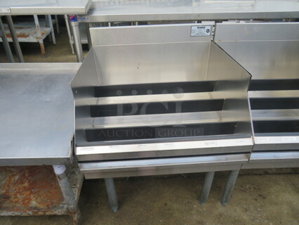 One Krowne SS 4 Tier Bottle Rack. #18-24RD. 24X25X33