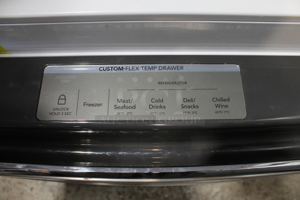 Frigidaire Stainless Steel Cooler Freezer Combo Unit. Tested and Working! - Image 7 of 10