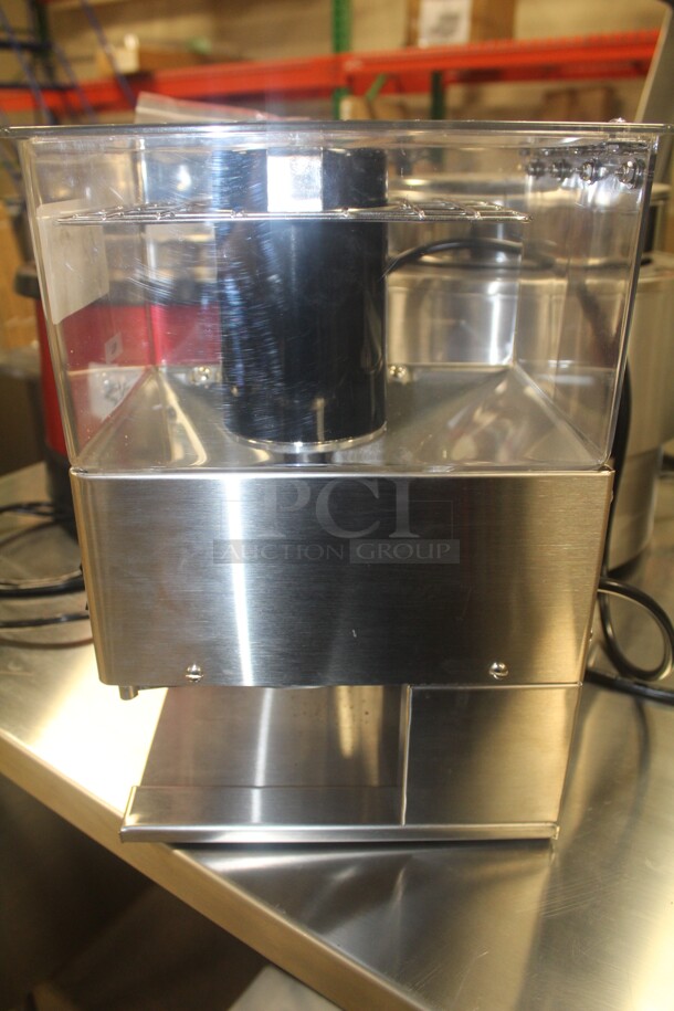 NEW! Bunn 20580.0001 Commercial Stainless Steel 6lb Single Hopper Coffee Grinder. 8.25x10x15. 120V/60Hz.  - Image 3 of 6