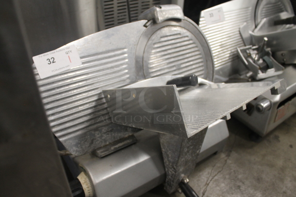 Stainless Steel Commercial Countertop Meat Slicer w/ Blade Sharpener. 115 Volts, 1 Phase.  Cannot Test - Unit Needs New Power Switch - Image 2 of 5