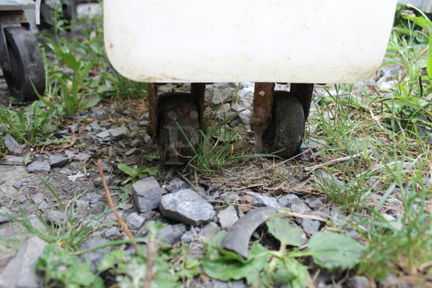 White Poly Ingredient Bin on Commercial Casters. - Image 6 of 6