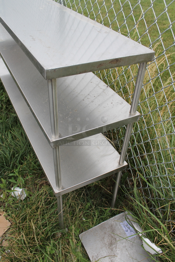 BRAND NEW SCRATCH AND DENT! Stainless Steel Commercial 3 Tier Shelving Unit. - Image 3 of 4
