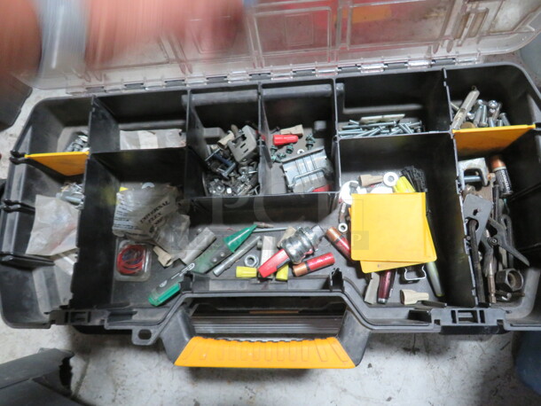One Tool Box With Assorted Tools. - Image 2 of 3