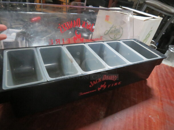 One Jack Daniels Fire Domed Bar Center. - Image 2 of 2