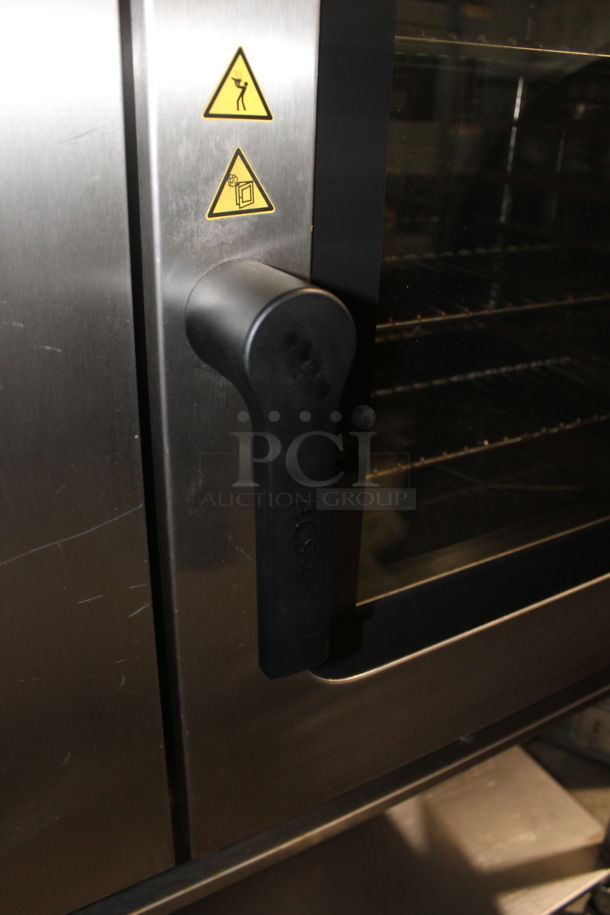 Convotherm C4eT 6.20 GS - N Stainless Steel Commercial Natural Gas Powered Combination Convection Oven on Stainless Steel Equipment Stand w/ Commercial Casters. 68,200 BTU. - Image 4 of 10