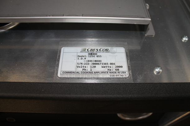 Cres Cor 1254 055 Metal Commercial Single Door Reach In Holding Cabinet on Commercial Casters. 120 Volts, 1 Phase. Tested and Working! - Image 6 of 6
