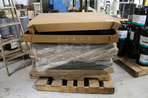 ALL ONE MONEY! PALLET LOT of BRAND NEW Black Poly Jugs. BUYER MUST REMOVE.