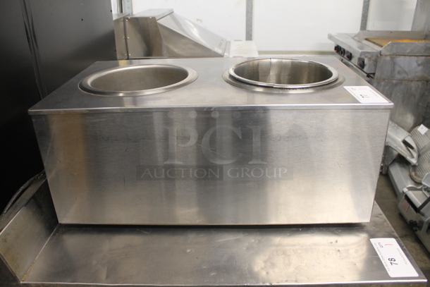Hatco SW2-7QT Stainless Steel Commercial Countertop 2 Well Food Warmer. 120 Volts, 1 Phase. Tested and Working! - Image 1 of 5