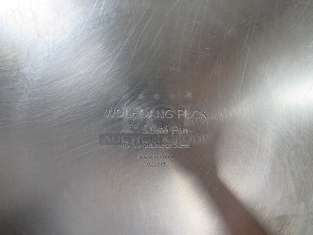 One Stainless Steel Wofgang Puck 11 Inch Sauce Pan.  - Image 2 of 2