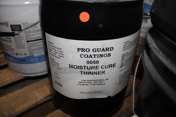 ALL ONE MONEY! PALLET LOT of Various Items Including Pro Guard Moisture Cure Thinner. BUYER MUST REMOVE. - Image 3 of 4