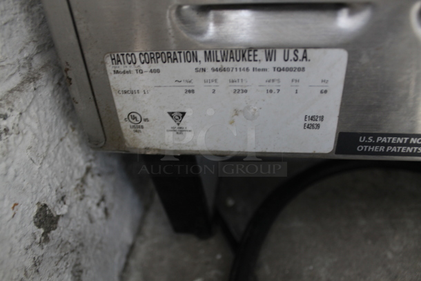 Hatco TQ-400 Stainless Steel Commercial Countertop Electric Powered Toast Qwik Conveyor Toaster Oven. 208 Volts, 1 Phase.  - Image 5 of 5