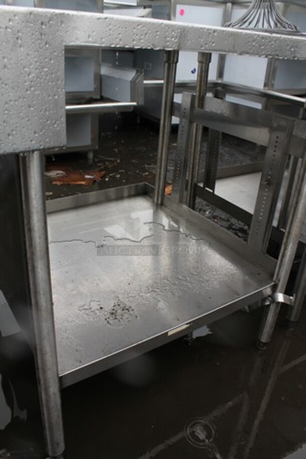 Stainless Steel Commercial Soda Station w/ Under Shelf.  - Image 4 of 6