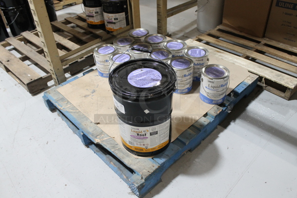 ALL ONE MONEY! PALLET LOT of Various Items Including Liquid Rubber White. BUYER MUST REMOVE. - Image 2 of 5