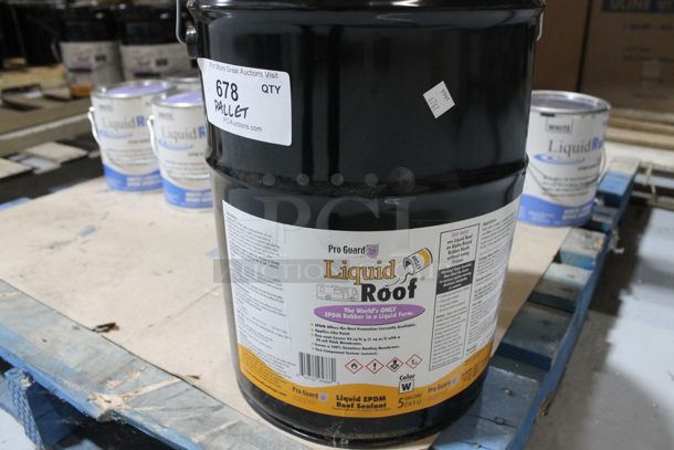 ALL ONE MONEY! PALLET LOT of Various Items Including Liquid Rubber White. BUYER MUST REMOVE. - Image 5 of 5