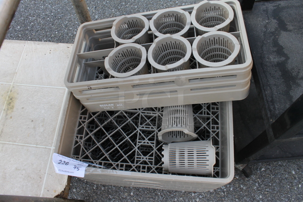ALL ONE MONEY! Lot of Dish Caddies and Silverware Caddy - Image 2 of 2