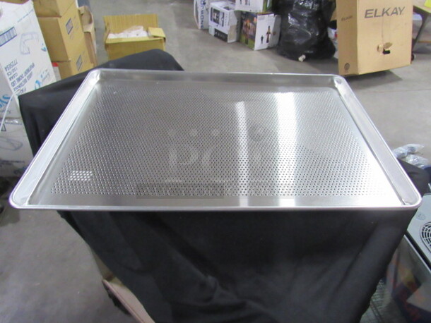 NEW Vollrath Full Size Perforated Sheet Pan. 3XBID. $19.98 each.