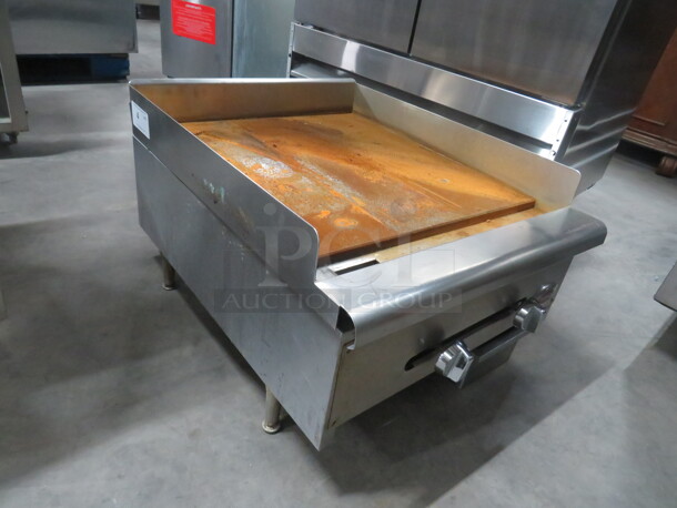 One Wells Natural Gas Griddle. 24X33X16.5 - Image 2 of 2
