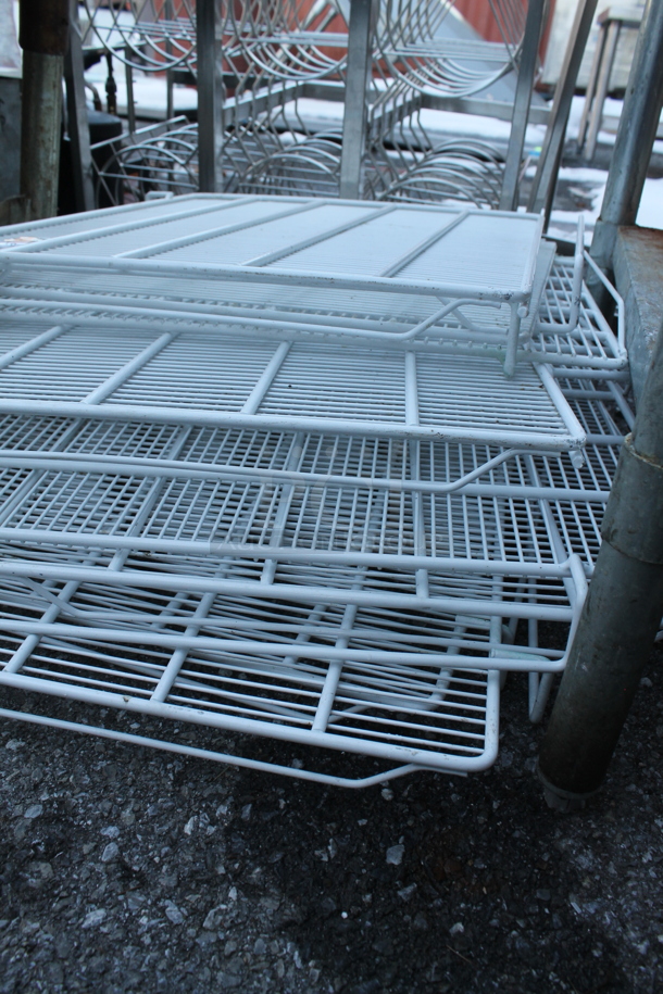 ALL ONE MONEY! Lot of White Poly Coated Racks for Coolers and Freezers - Image 3 of 3