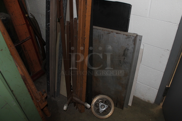ALL ONE MONEY! Lot of Various Items Including Metal and Wooden Pieces. BUYER MUST REMOVE. - Image 2 of 3