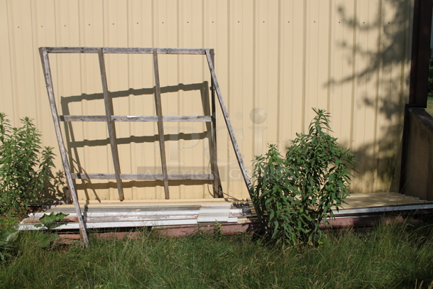 ALL ONE MONEY! Lot of Various Metal and Wood Pieces. (outside) - Image 1 of 4