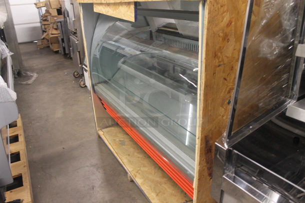 BRAND NEW SCRATCH AND DENT! Sifa GRAMSL151S1L0 Metal Commercial Deli Display Case Merchandiser. 220-240 Volts.  - Image 4 of 8
