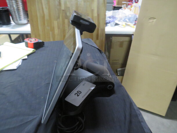 One Toast All In One POS System With Credit Card Reader On A Stand. S/N # 1501201K40102. - Image 4 of 4