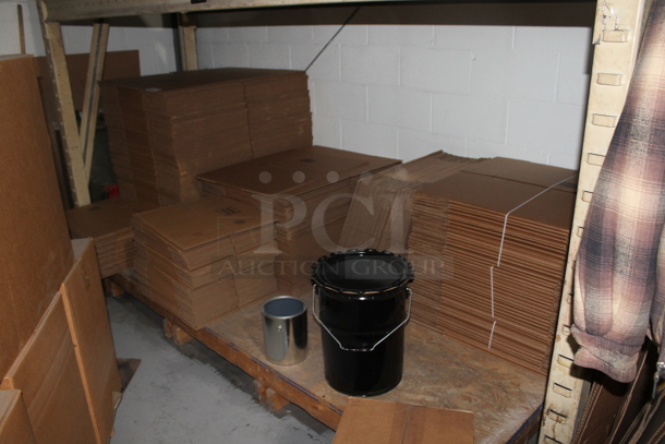 ALL ONE MONEY! PALLET LOT of BRAND NEW Cardboard Boxes. BUYER MUST REMOVE. - Image 1 of 3