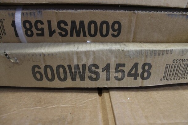 BRAND NEW SCRATCH AND DENT! Regency 600WS1584 18 Gauge Stainless Steel 15" x 84" Solid Wall Shelf - Image 2 of 3