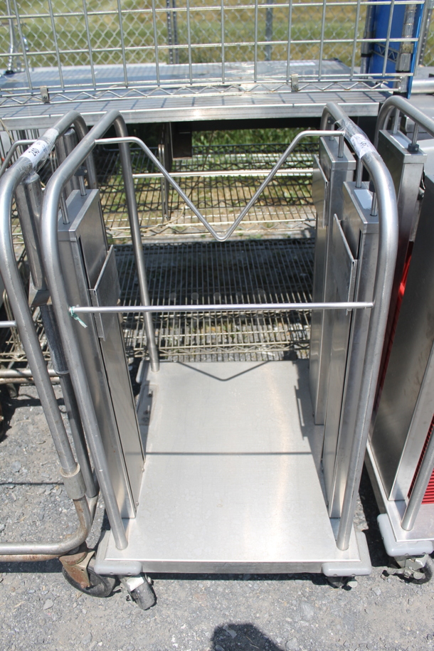 Open Deck Panel Truck On Commercial Casters.