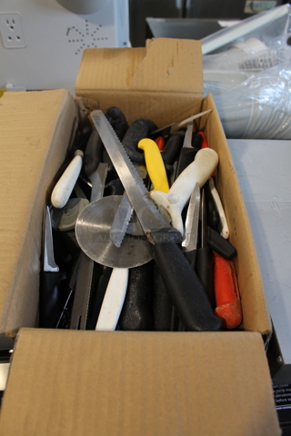70 SHARPENED Stainless Steel Knives Including Serrated. 70 Times Your Bid!