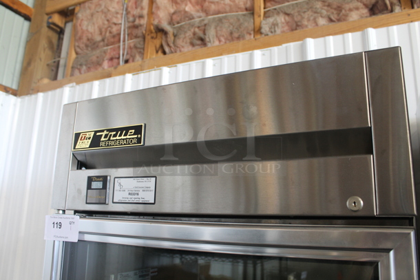 2013 True TS-23G-LD Stainless Steel Commercial Single Door Cooler Merchandiser w/ Poly Coated Racks. 115 Volts, 1 Phase. Tested and Working! - Image 2 of 9