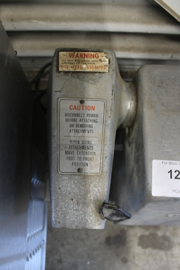 Hobart 84145 Metal Commercial Countertop Buffalo Chopper w/ S Blade. 115 Volts, 1 Phase. Tested and Working! - Image 4 of 10