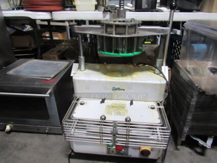 One Univex Dough Divide. Model# DR1411-01. 110 Volt. 25X30X36. $9084.00.